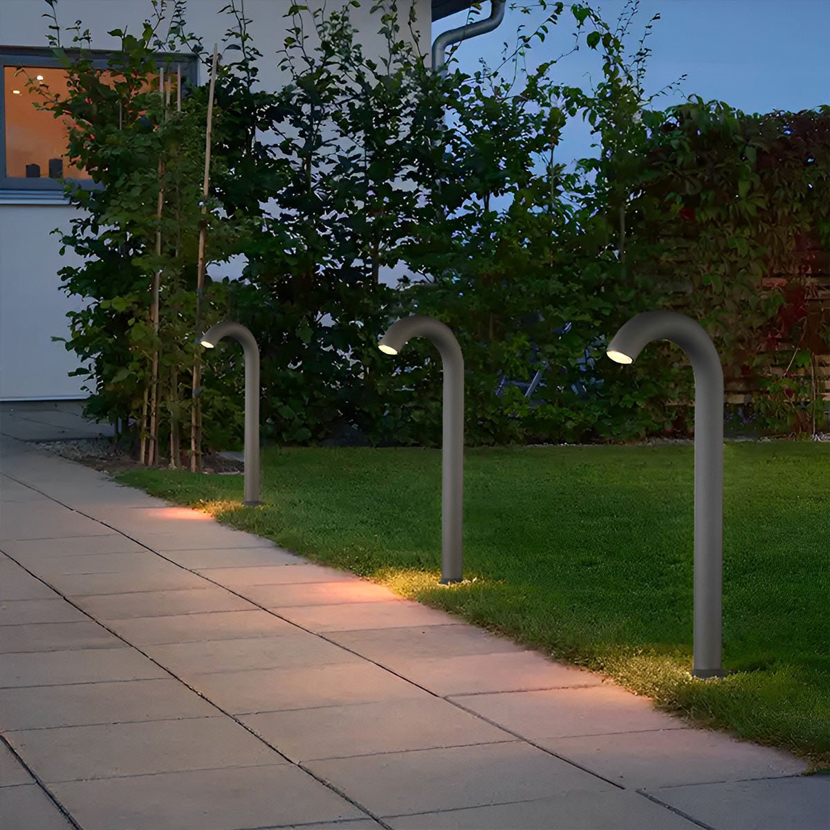 Umbrella Handle Modern Light Water Pipe Waterproof Lawn Landscape Lighting