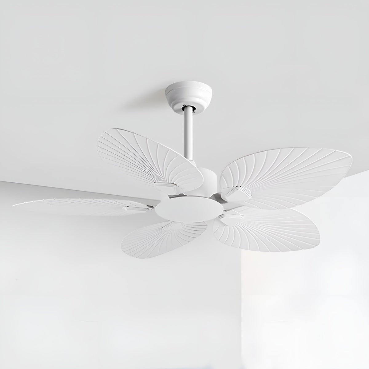 Vintage Imitation Palm Leaf 6-speed Reverse Frequency Ceiling Fan