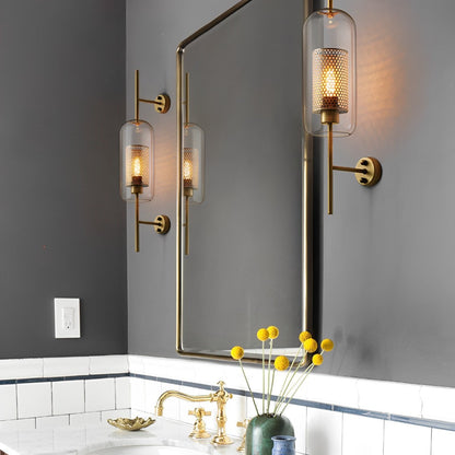 Vintage Luxury Industrial Glass Globe LED Wall Sconces