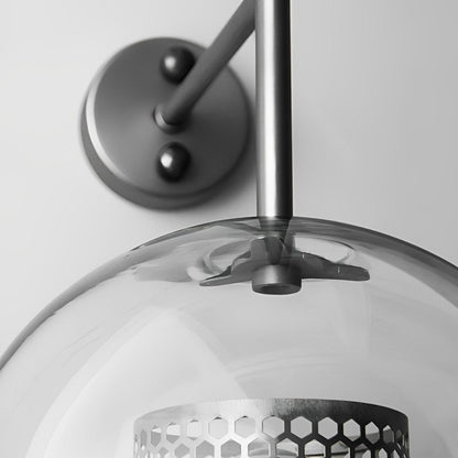 Vintage Luxury Industrial Glass Globe LED Wall Sconces
