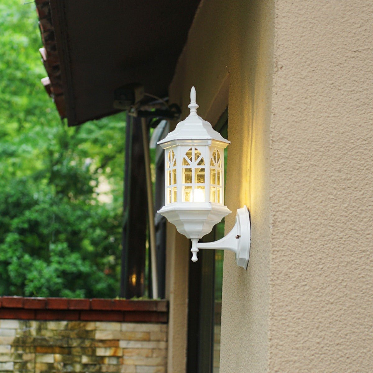 Vintage Rustic Castle Waterproof Outdoor LED Porch Light Wall Lights