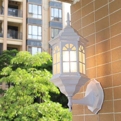 Vintage Rustic Castle Waterproof Outdoor LED Porch Light Wall Lights