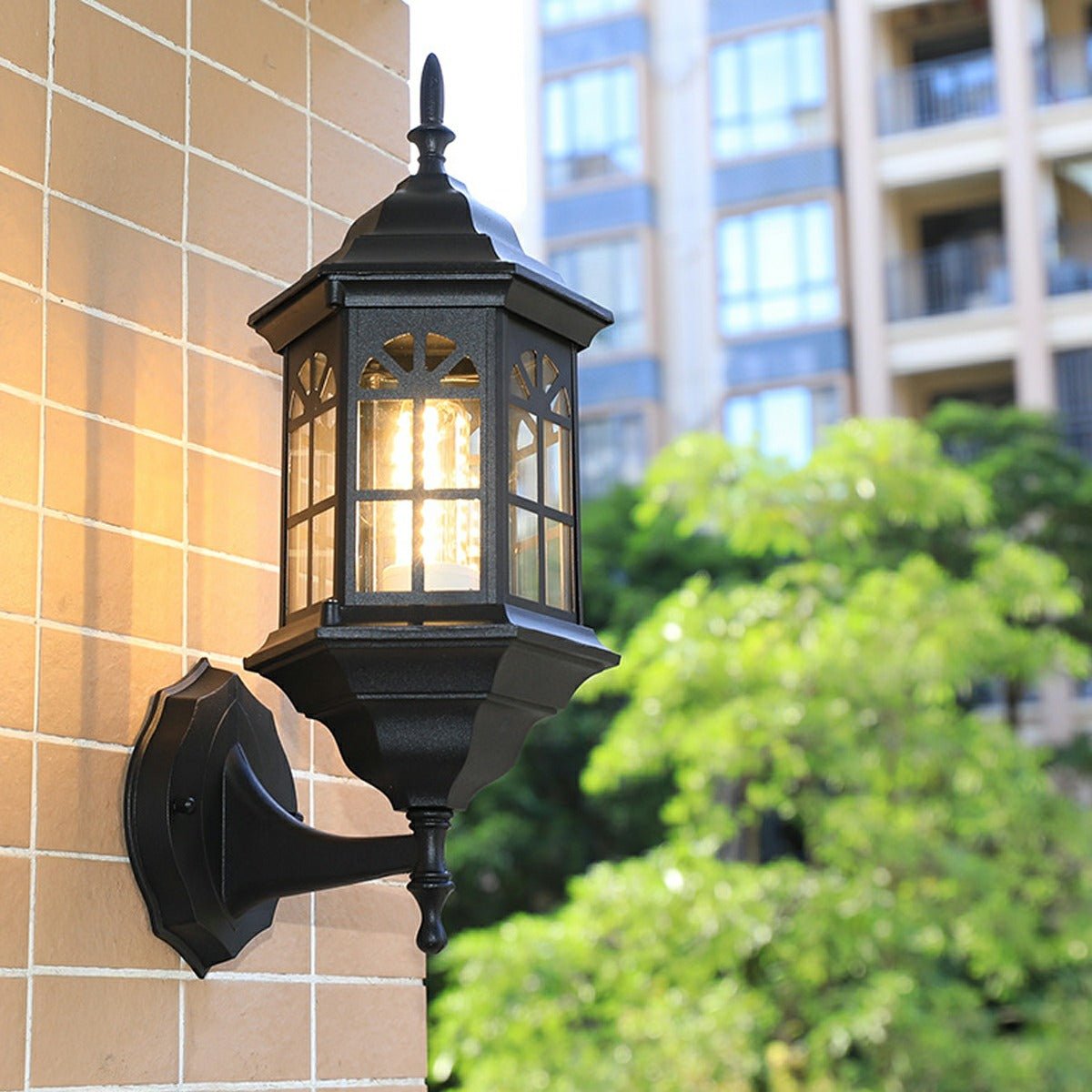 Vintage Rustic Castle Waterproof Outdoor LED Porch Light Wall Lights