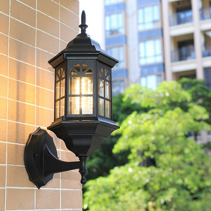 Vintage Rustic Castle Waterproof Outdoor LED Porch Light Wall Lights