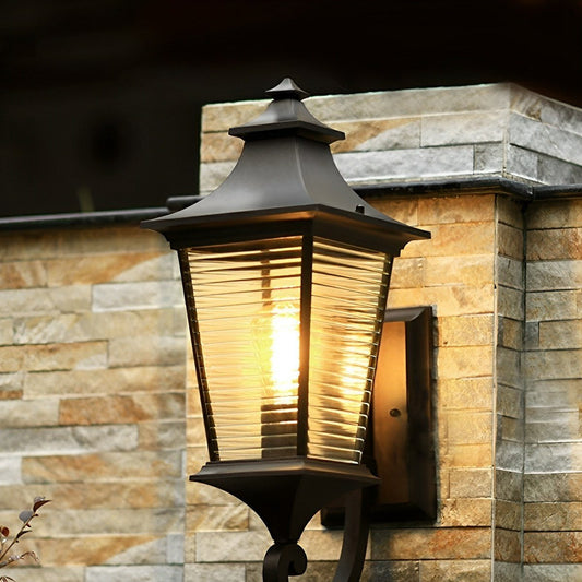 Vintage Rustic Minimalist Waterproof Outdoor LED Porch Light Exterior Wall Lights