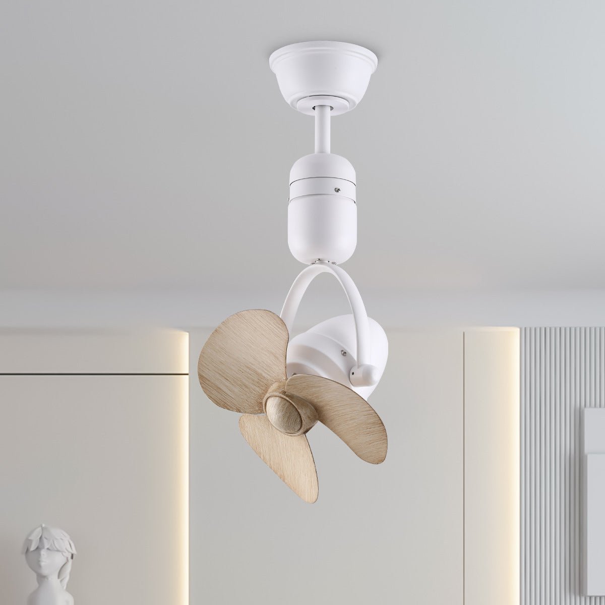 Vintage Swing Rotation 6-Speed DC Motor Ceiling Fan Wall fan