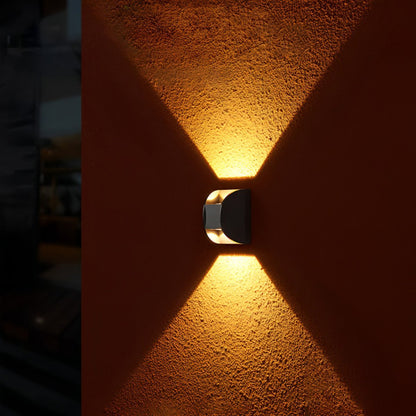 Waterproof Black Up and Down LED Outdoor Wall Sconces