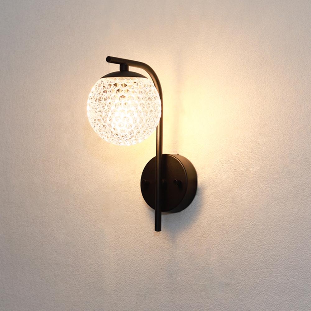 Waterproof Crystal Globe LED Outdoor Wall Sconces