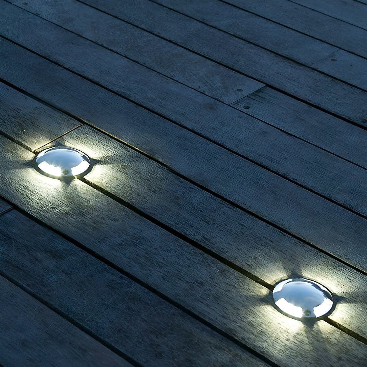 Waterproof Mdern Round LED Outdoor Step Lights Deck Stair Lights