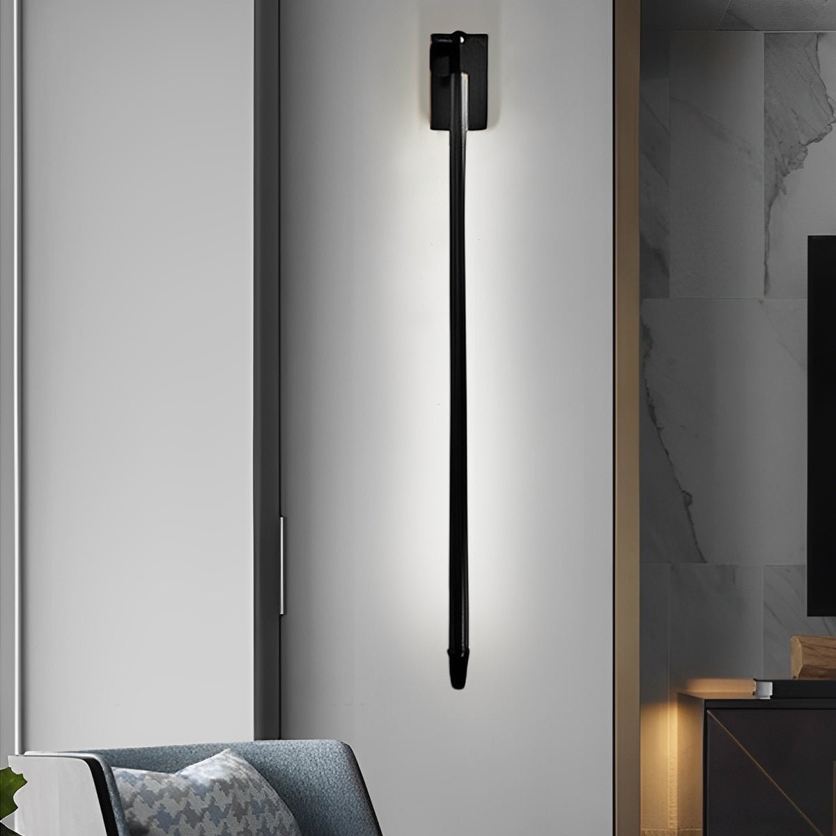 Waterproof Modern Minimalist Rotatable Long Strip LED Wall Sconces