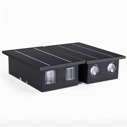 Solar Waterproof Modern Up&Down LED Outdoor Wall Washer Lights