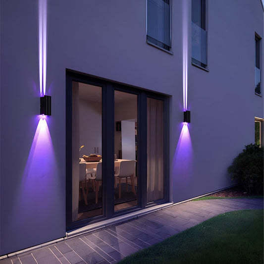 Solar Waterproof Modern Up&Down LED Outdoor Wall Washer Lights