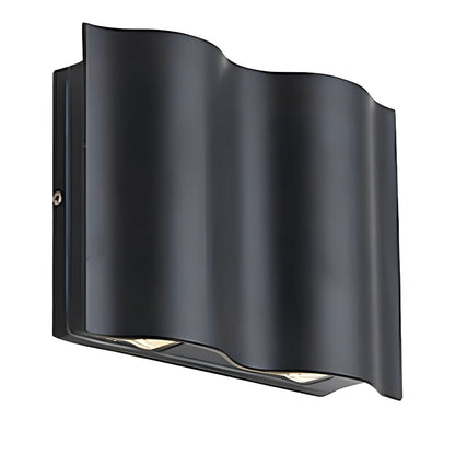 Modern Waterproof Water Wave Up and Down Outdoor Wall Light