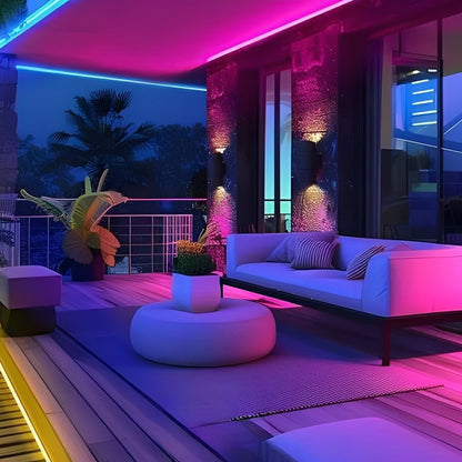 Waterproof Outdoor RGB Recessed Flexible LED Linear Light