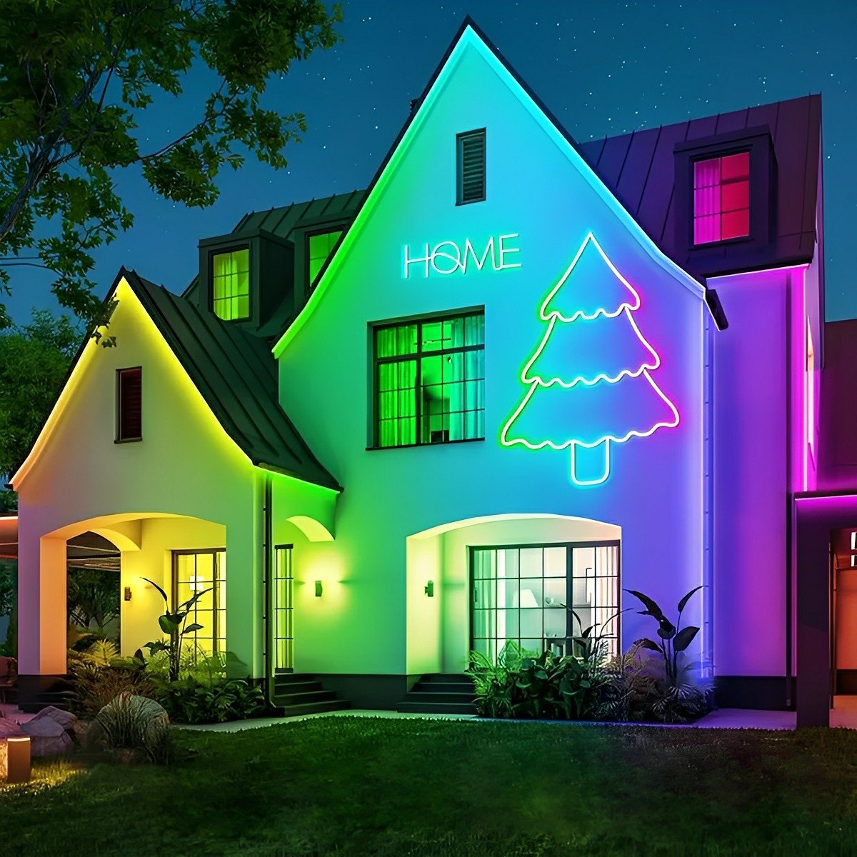 Waterproof Outdoor RGB Recessed Flexible LED Linear Light