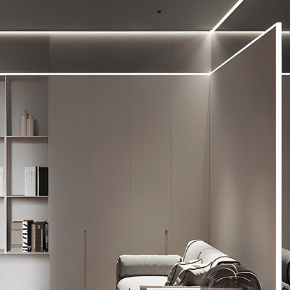 DIY Waterproof Recessed Silicone 24V Modern Flexible LED Strip Lights Linear Light 197''
