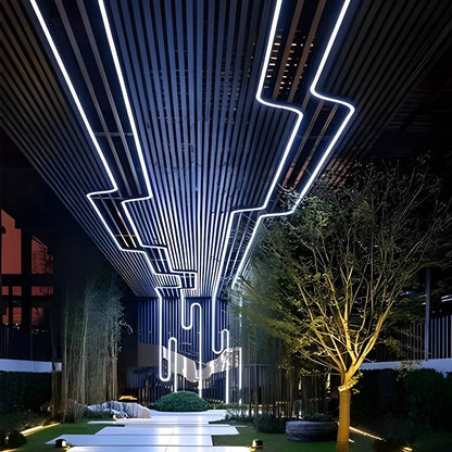 DIY Waterproof Recessed Silicone 24V Modern Flexible LED Strip Lights Linear Light 197''