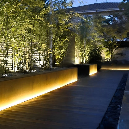 DIY Waterproof Recessed Silicone Modern Flexible LED Strip Lights Outdoor Linear Light DC24V