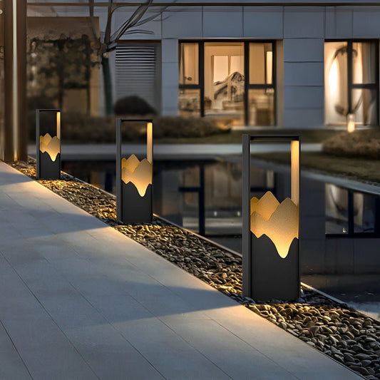 Waterproof LED Mountain Scenery Outdoor Path Lights