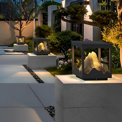 Waterproof Mountain Outdoor Post Cap Light Landscape Lighting