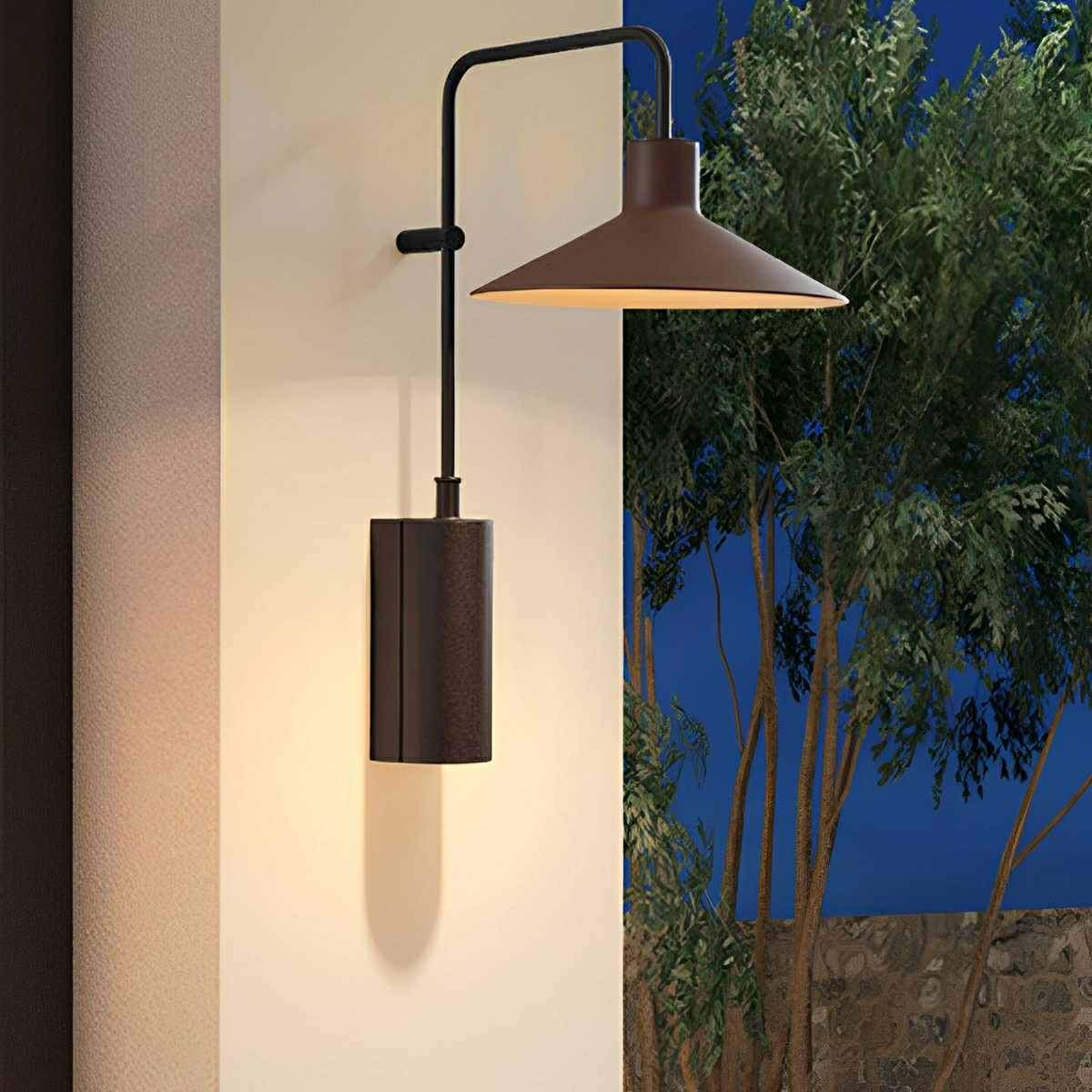 Waterproof Umbrella Outdoor LED Porch Light Exterior Wall Lights