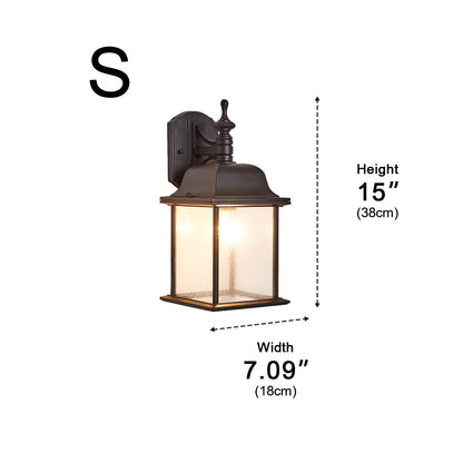 Waterproof Vintage Farmhouse Lantern Outdoor LED Porch Wall Lights