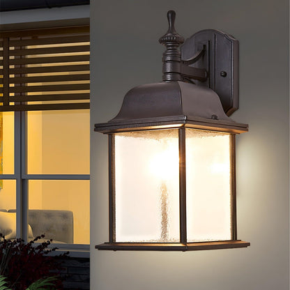 Waterproof Vintage Farmhouse Lantern Outdoor LED Porch Wall Lights