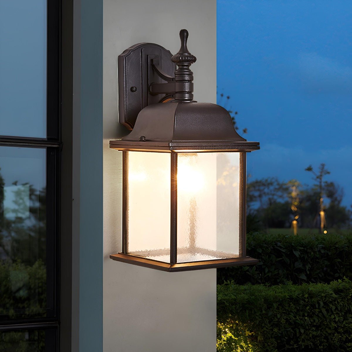 Waterproof Vintage Farmhouse Lantern Outdoor LED Porch Wall Lights