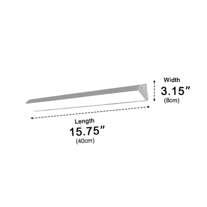 White Waterproof Outdoor LED Strip Lights Porch Light Exterior Wall Lights